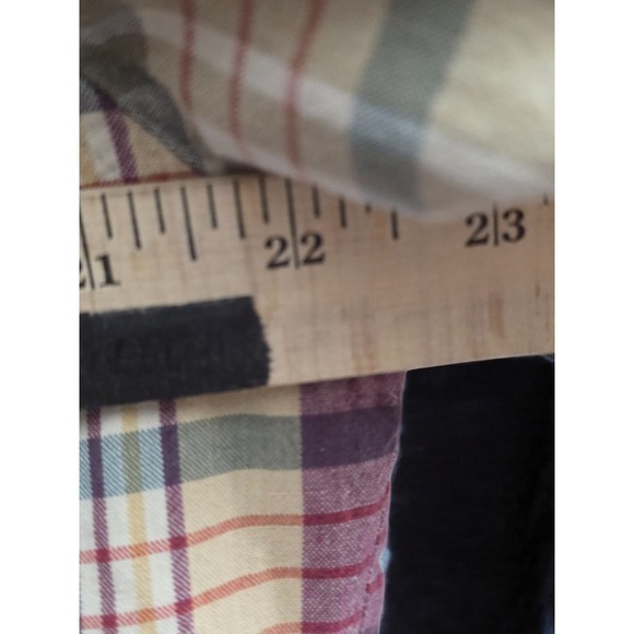 Dickies Shirt Mens XL Blue‎ Plaid Short Sleeve Button Up Down Front Workwear - Picture 5 of 8